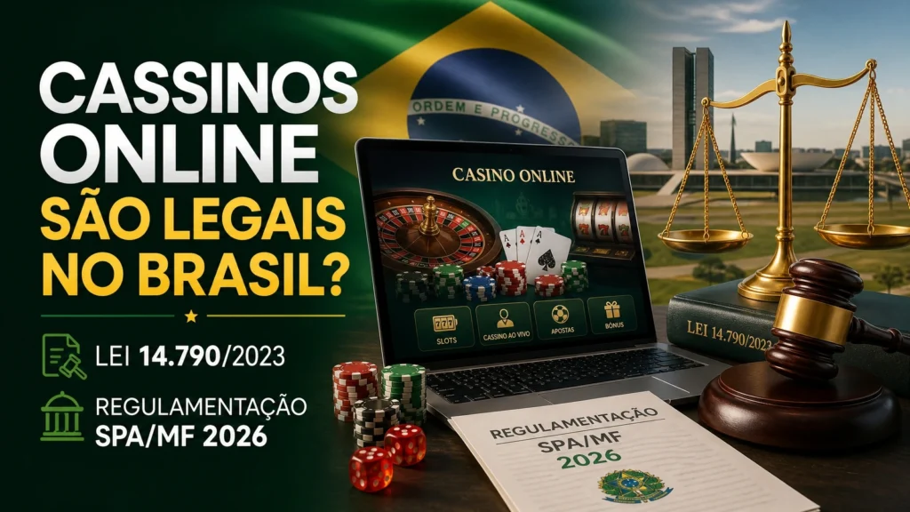 Cassinos online legalizados no Brasil — Lei 14.790/2023 SPA/MF