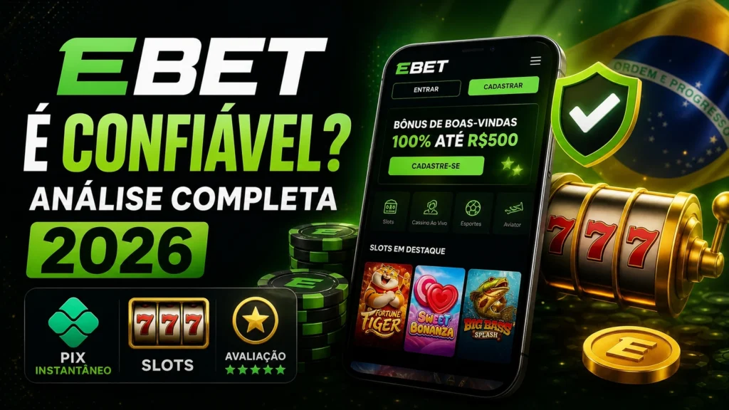 Ebet é Confiável? Análise Completa 2026 — PIX Instantâneo, Slots e Avaliação