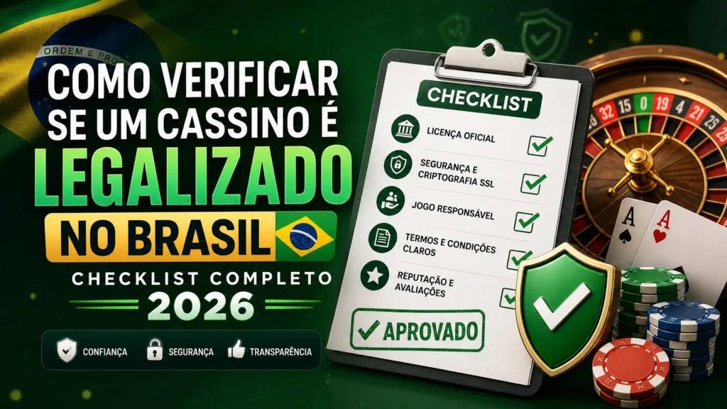 Como Verificar se um Cassino é Legalizado no Brasil — Checklist Completo 2026