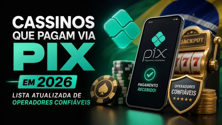 Cassinos que Pagam via PIX em 2026 — Lista Atualizada de Operadores Confiáveis