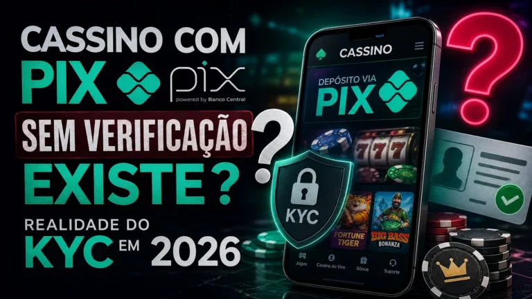 Cassino com PIX sem Verificação Existe? Realidade do KYC em 2026